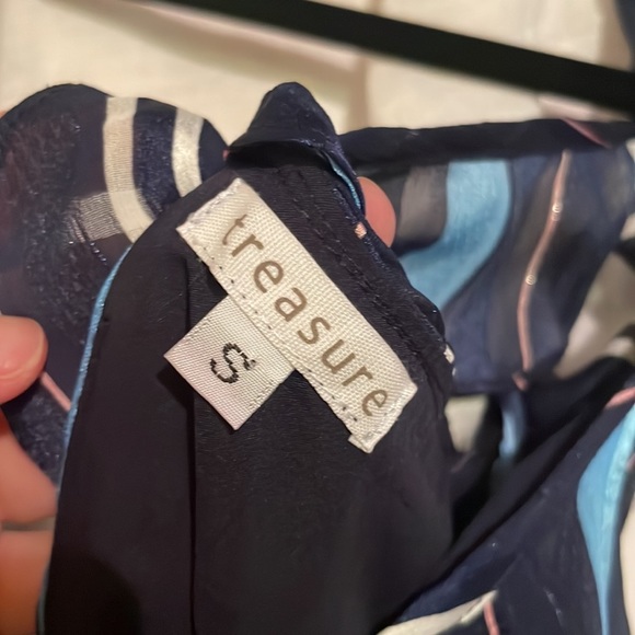 NWOT Striped Ruffle Mini Dress - Picture 6 of 7